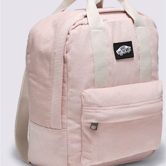 Vans Low Key Mini Corduroy Backpack- Sepia Rose Pink - Picture 1 of 11